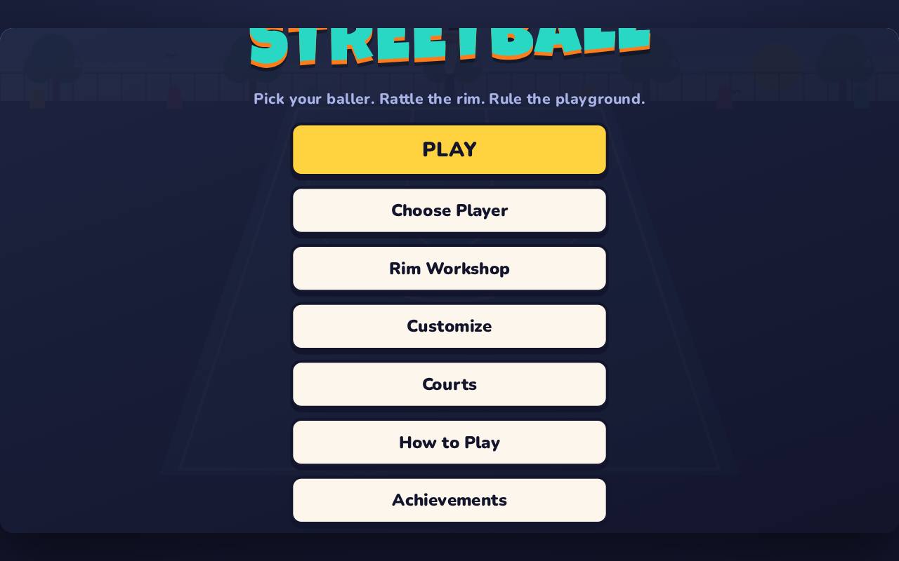 Screenshot of SBA Streetball