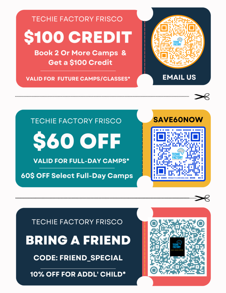 STEM Techie Factory Frisco - Summer Camp Promotions