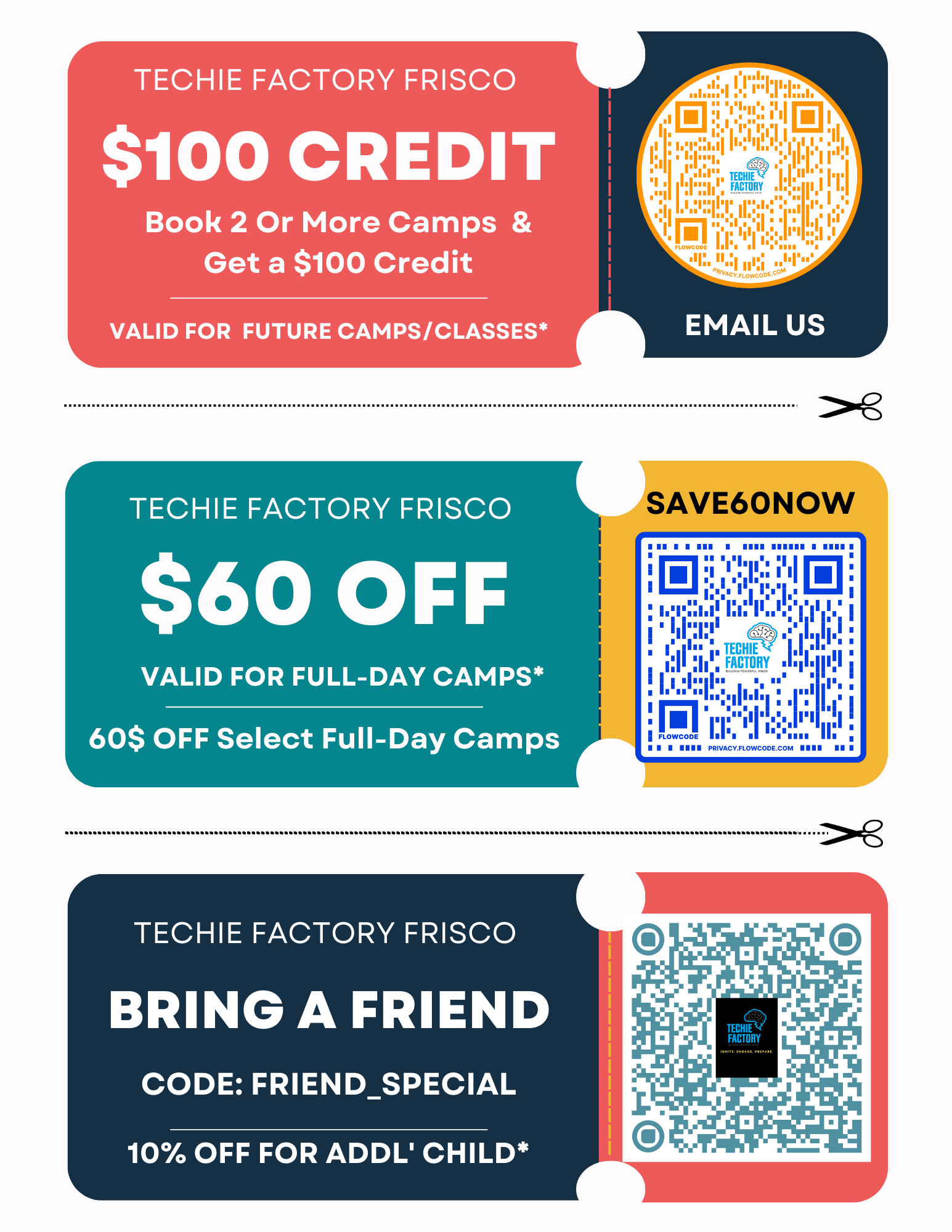 Summer Specials Techie Factory Frisco