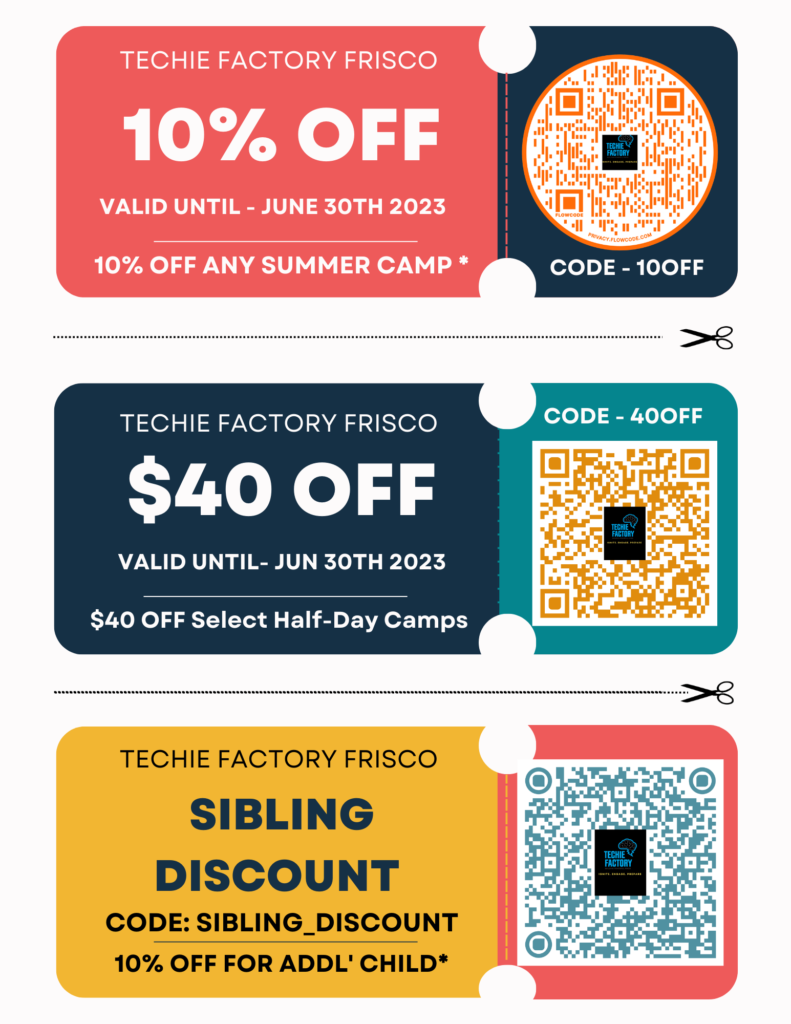 Techie Factory Frisco - Summer Camp Promotions