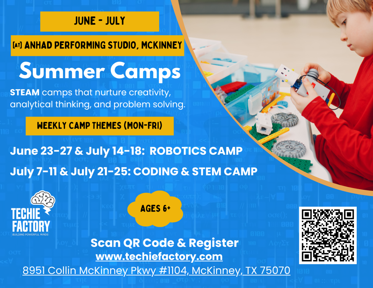 Robotics Summer Camp 2025 Mckinney TX